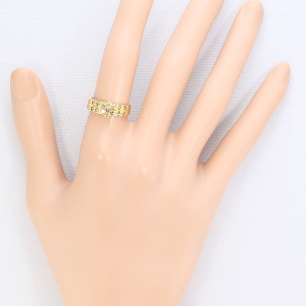 18K Yellow Gold Brown Diamond Ring for Women - Elegant Vintage Style Engagement & Wedding Band - Perfect for Anniversaries, Proposals & Special Occasions