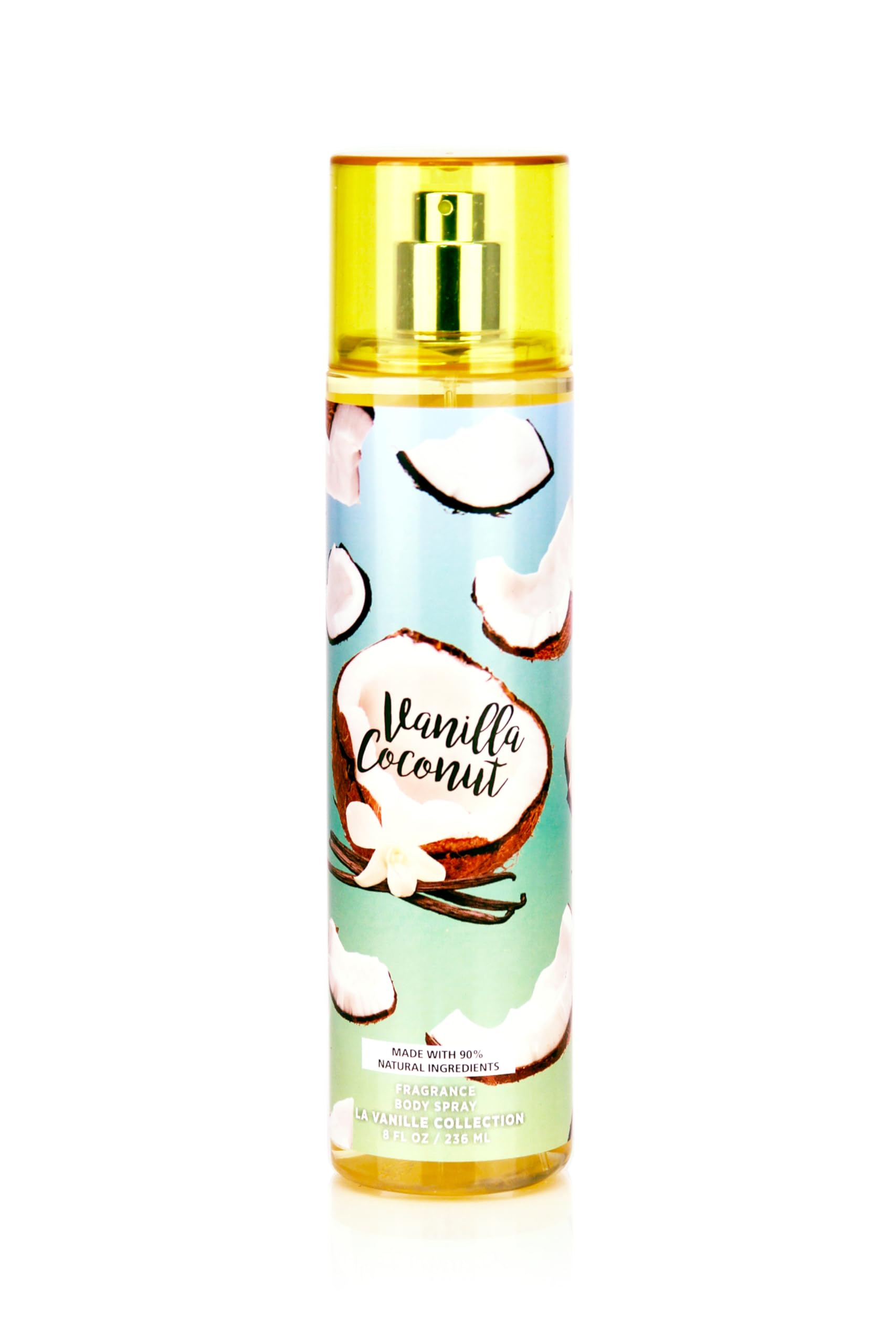 Vanilla Coconut Body Mist for Women - Long Lasting Fragrance Spray for Daily Use, Gym & Travel