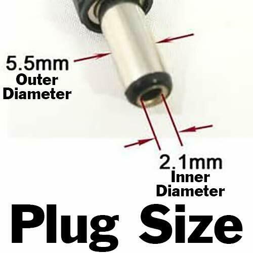 9V 500mA AC/DC Power Adapter with 5.5mm x 2.1mm Barrel Plug - Center Positive Polarity - Compatible with Guitar Pedals, LED Strips, CCTV Cameras & Electronics