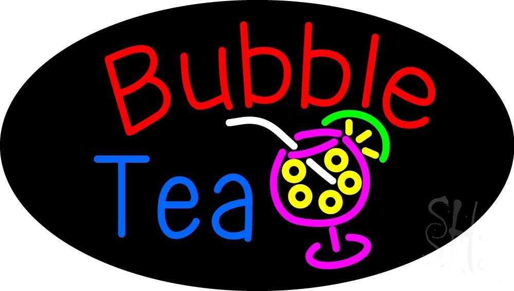 17 x 30 Inch LED Bubble Tea Neon Sign - Customizable Multi-Color Lighting for Cafes, Boba Shops & Home Decor