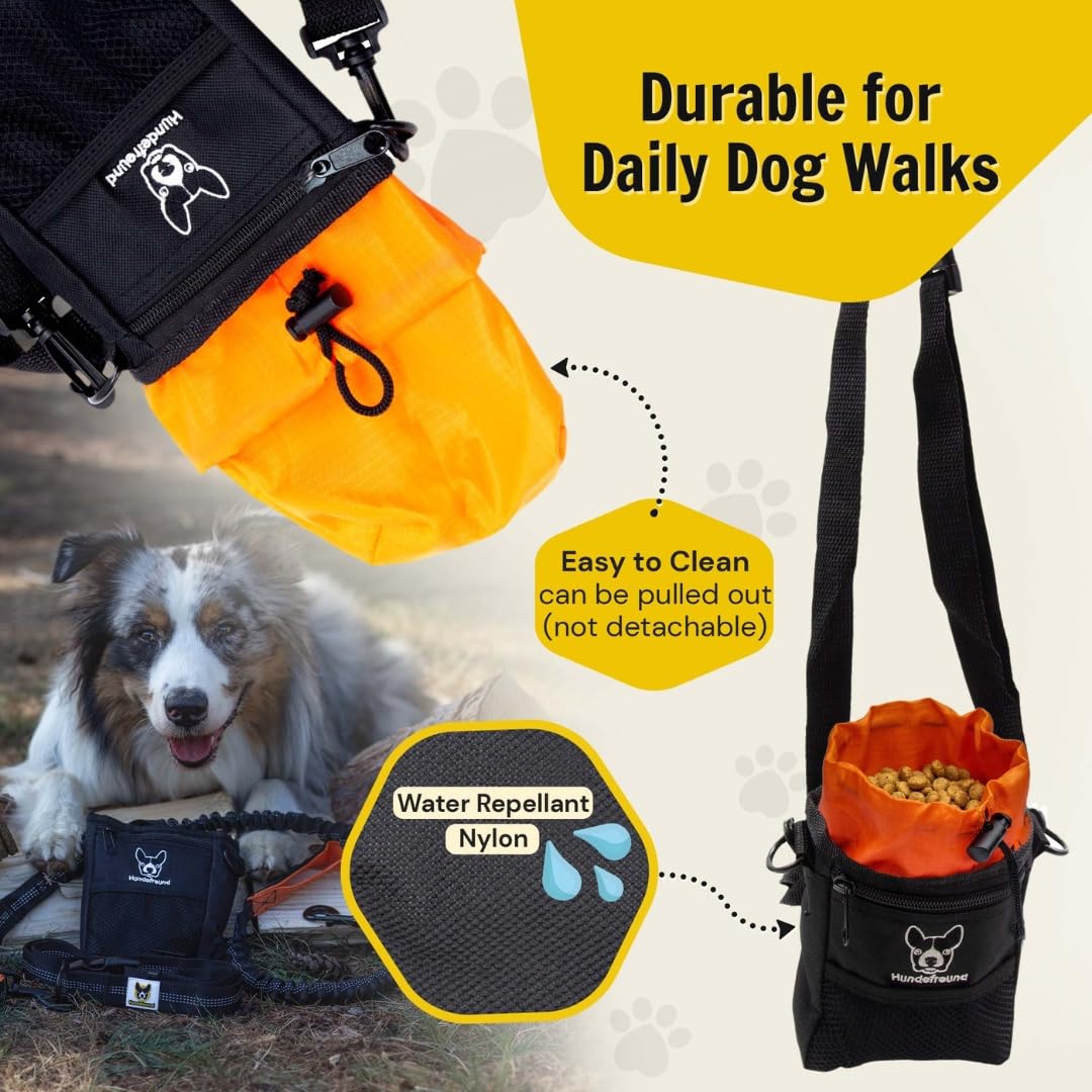 Dog Training Treat Pouch - 4-Way Fanny Pack for Treats & Toys | Outdoor Use