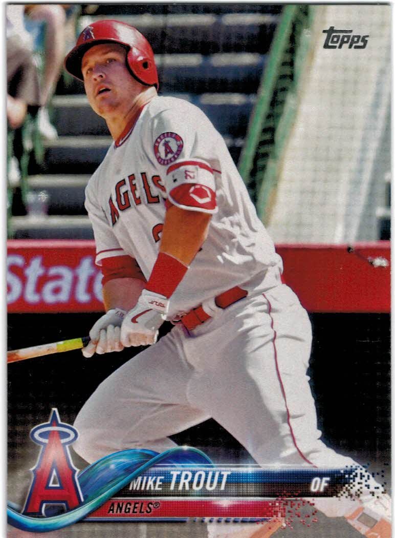 2018 Topps Series 1 & 2 Los Angeles Angels Baseball Cards Team Set - Includes Shohei Ohtani Rookie Card & Mike Trout (25 Cards) - Perfect for Collectors, Fans and Sports Memorabilia Displays