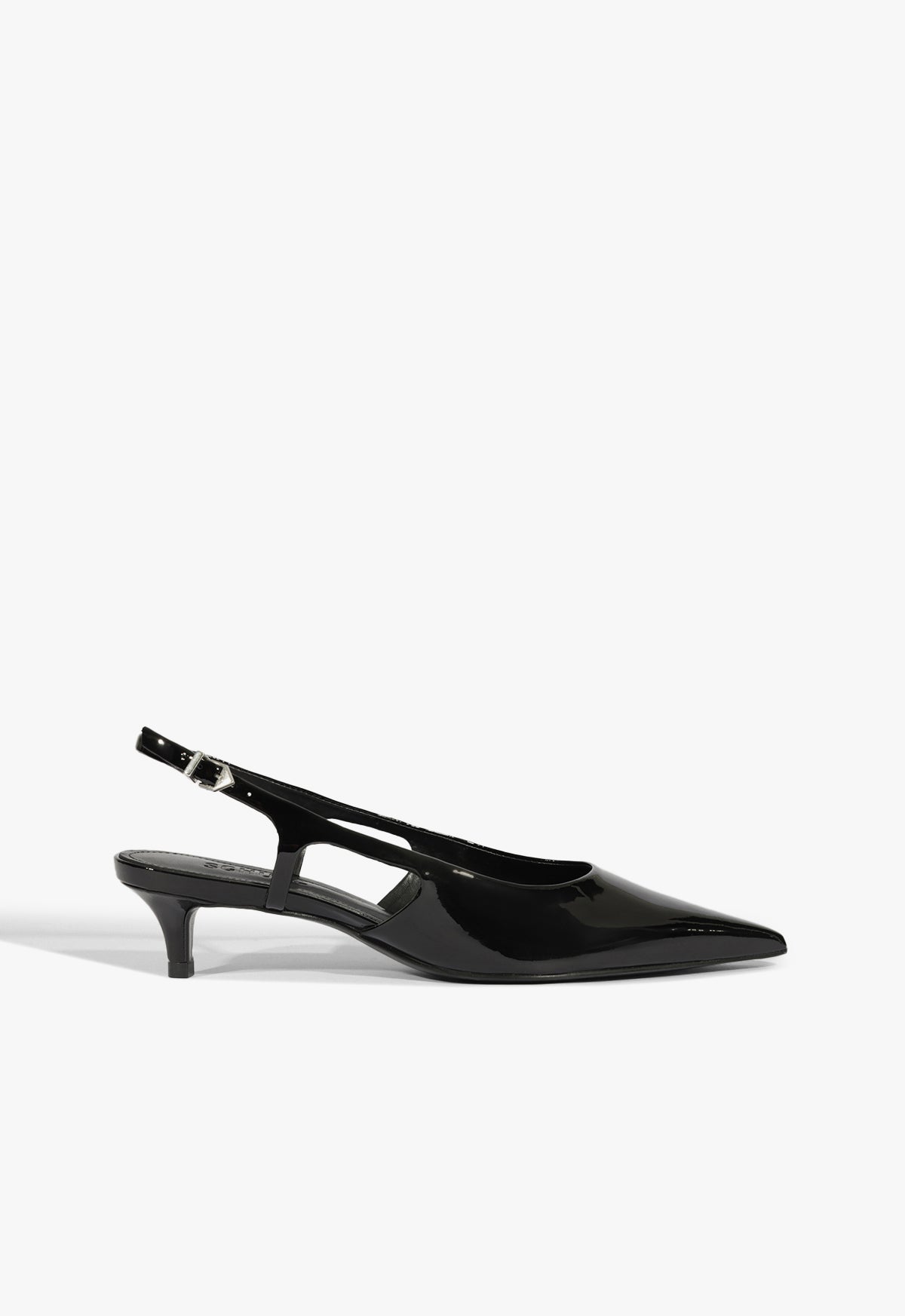 Boris Kitten Sling Pump - Comfortable Women's Low Heel Shoes for Work, Party & Daily Wear | Stylish & Lightweight Office Pumps with Non-Slip Sole | Perfect for Business, Dating & Special Occasions