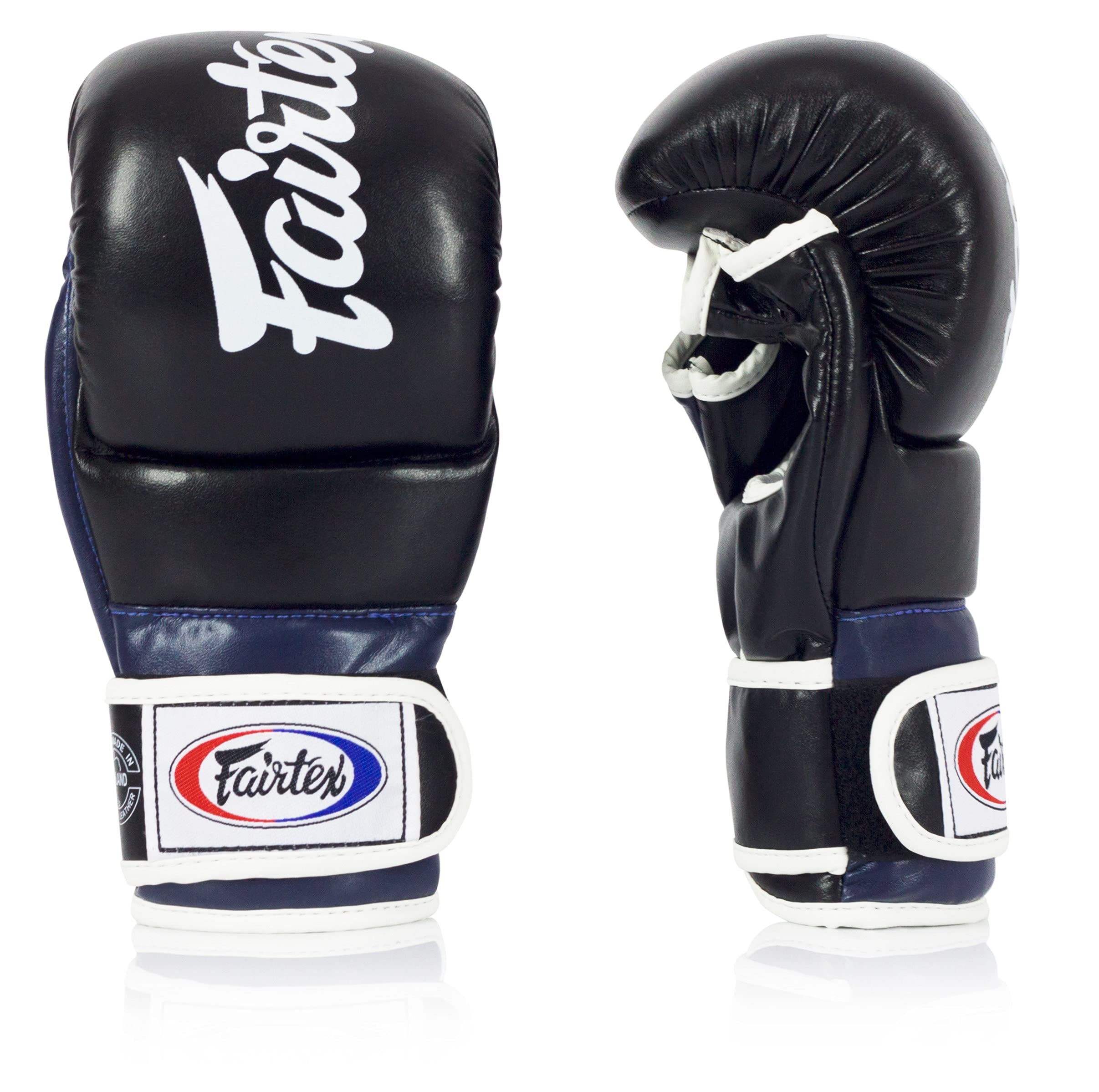 Fairtex FGV18 Muay Thai Boxing Gloves for Men, Women & Kids - Premium Leather MMA Training Gloves for Martial Arts, Lightweight & Shock Absorbent - Ideal for Kickboxing, Sparring & Fitness Workouts