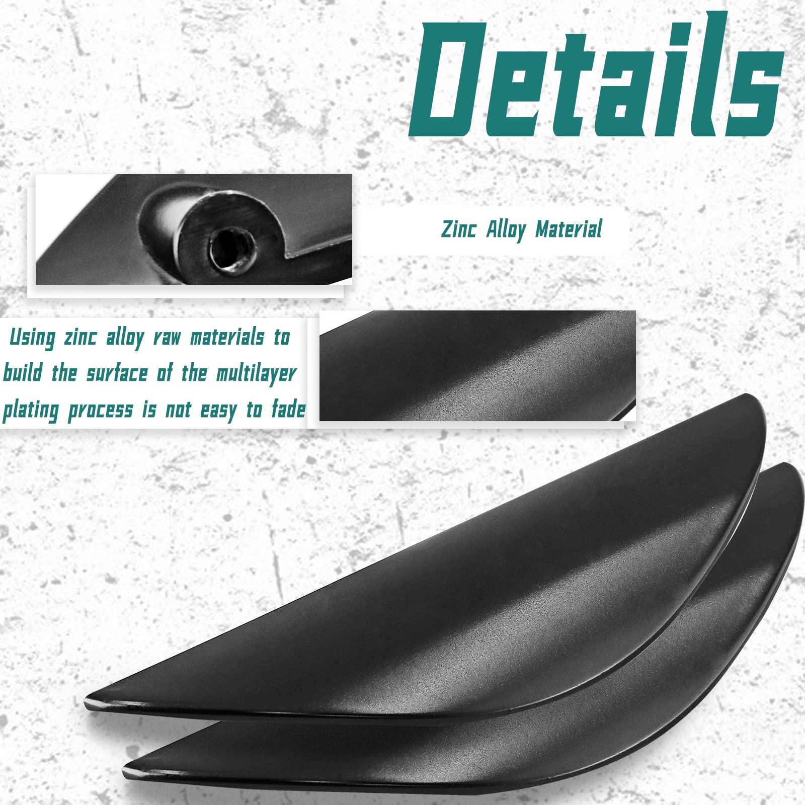 4 Pack Black Cabinet Pulls Handles - 2.52 Inch (64mm) Hole Centers - Modern Kitchen Drawer Handles for Cabinets, Dressers, Wardrobes & Cupboards - Perfect for Home Renovation & Furniture Upgrade