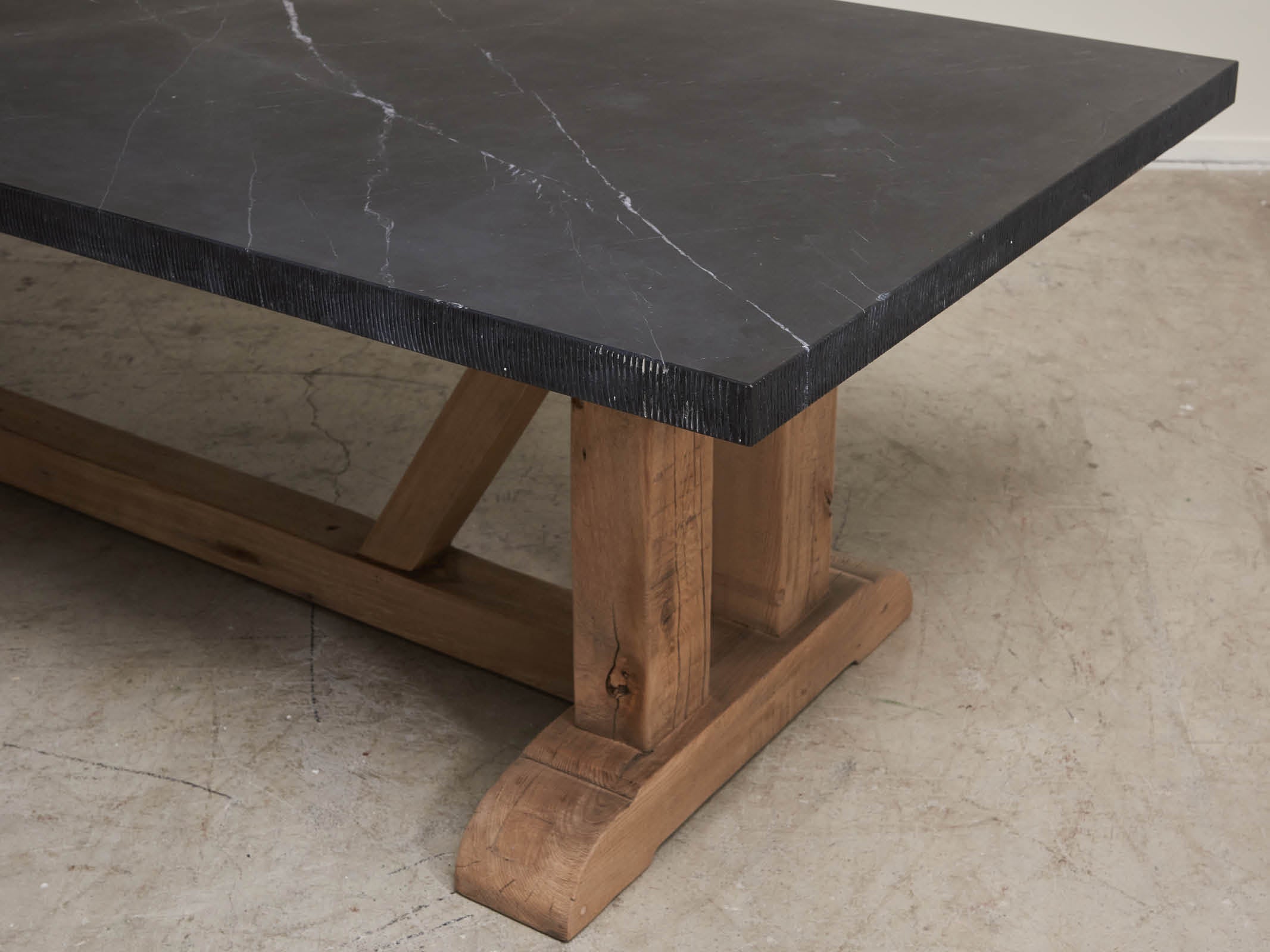 Handcrafted Monastery Dining Table - Solid Wood Farmhouse Table for Kitchen & Dining Room - Perfect for Family Gatherings & Entertaining Guests