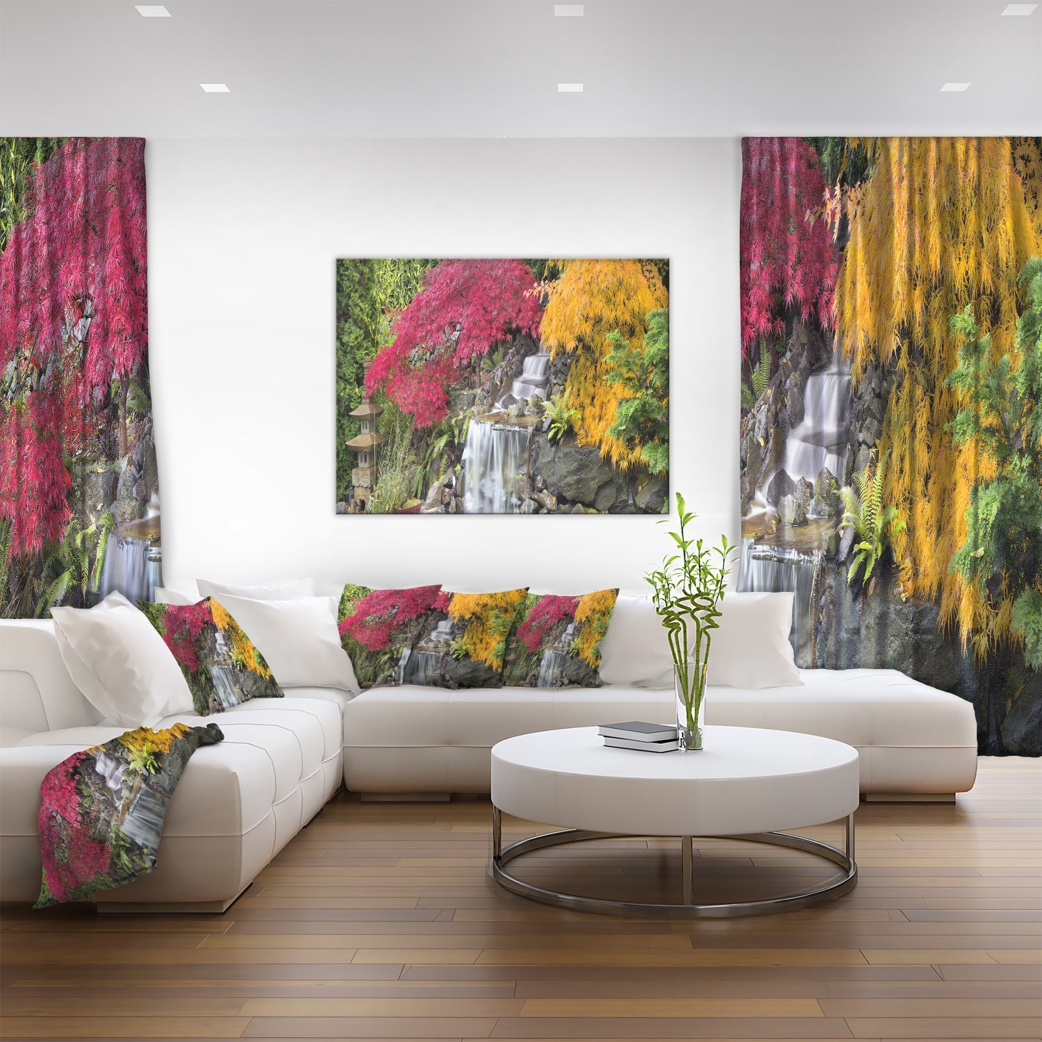 Japanese Maple Trees Floral Photography Art Print - Stunning Autumn Leaves Wall Decor for Home, Office & Gallery | Nature Landscape Fine Art