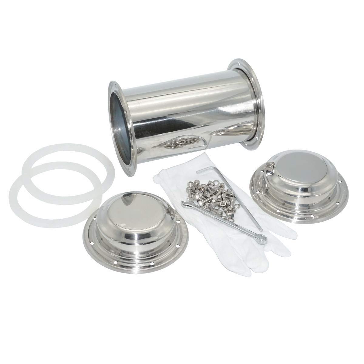 Stainless Steel Time Capsule Box - Waterproof & Anti-Corrosion Locking Container for Graduation Gifts, Keepsakes & Memories (7.3 Inch) - Perfect for Burying, Anniversary Celebrations & Future Message Storage