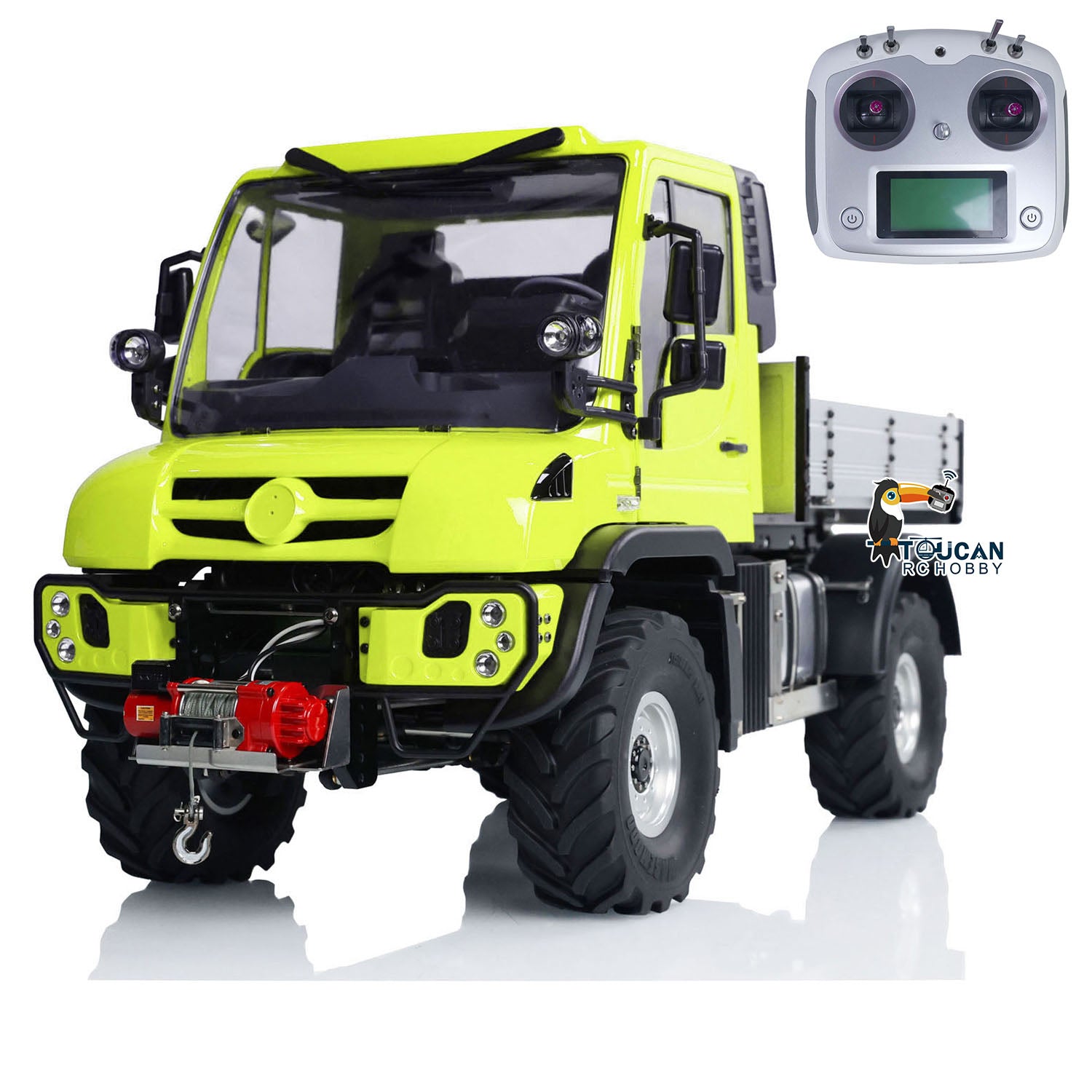 1:10 Scale 4WD U423 4X4 RC Rock Crawler Off-Road Remote Control Car - FlySky I6S Radio, PNP Ready, Assembled & Painted - Perfect for Hobbyists, Backyard Crawling & Trail Adventures