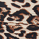 Vintage 1950s Leopard Print Halter Swim Top - Retro Pinup Bikini Top for Women, Beachwear, Pool Party & Summer Vacation Outfits