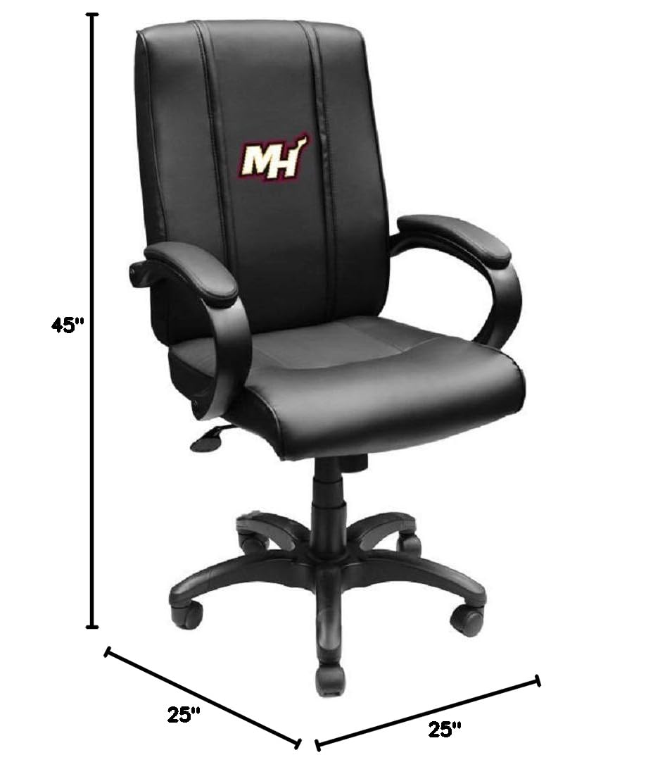 Miami Heat NBA Office Chair 1000 with Secondary Logo Panel - Ergonomic Gaming & Work Desk Chair for Basketball Fans - Perfect for Home Office, Gaming Setup, and Sports Themed Rooms