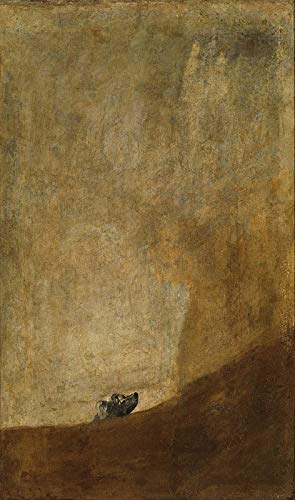 Compatible With The Dog by Francisco Goya - Premium Canvas Art Print - Stretched Wall Art Decor - Ready to Hang - Perfect for Living Room, Bedroom & Office Decor