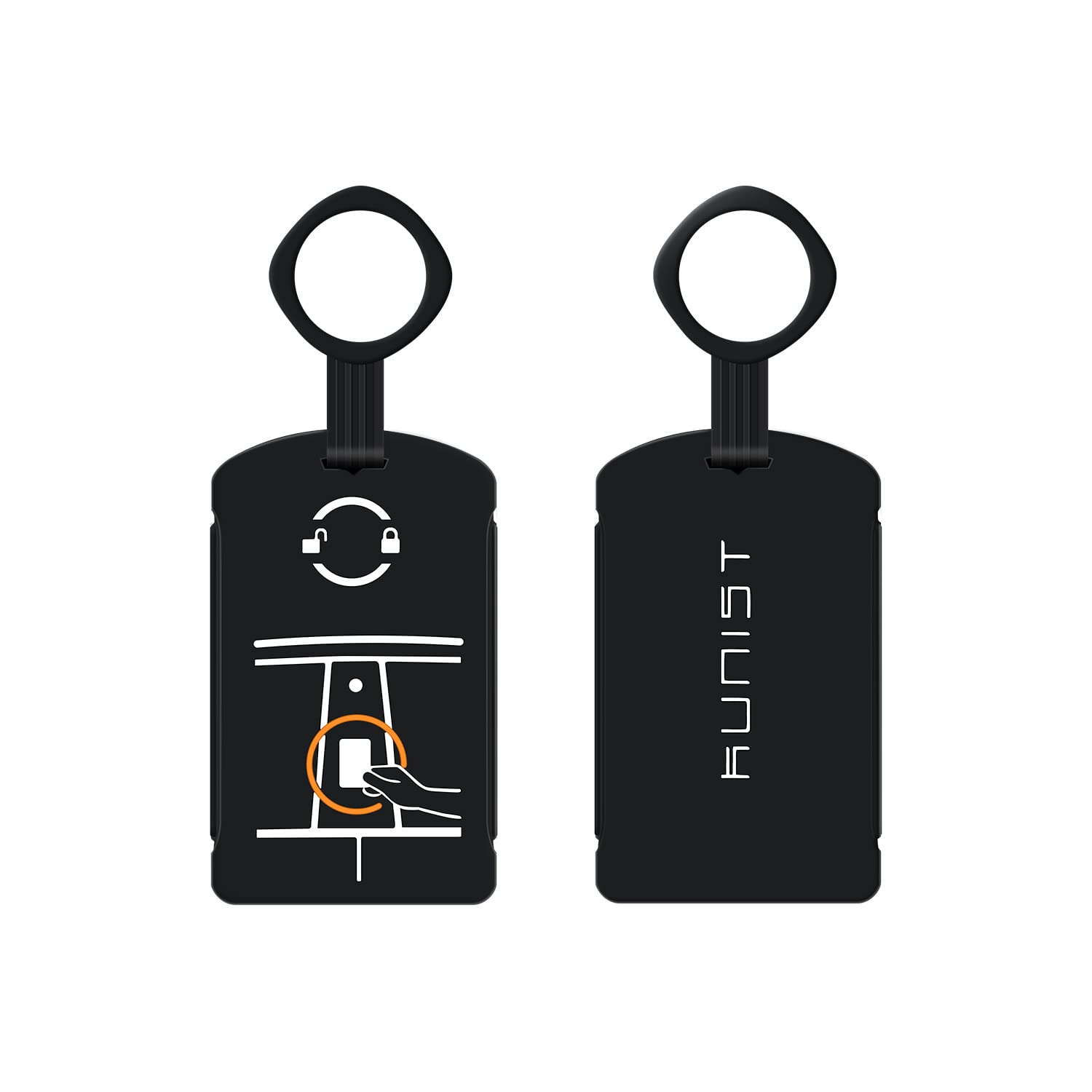 Premium Silicone Key Card Holder for Tesla Model 3 & Y - Durable RFID Protector Keychain Accessories | Perfect for Daily Commute & Tesla Charging Stations