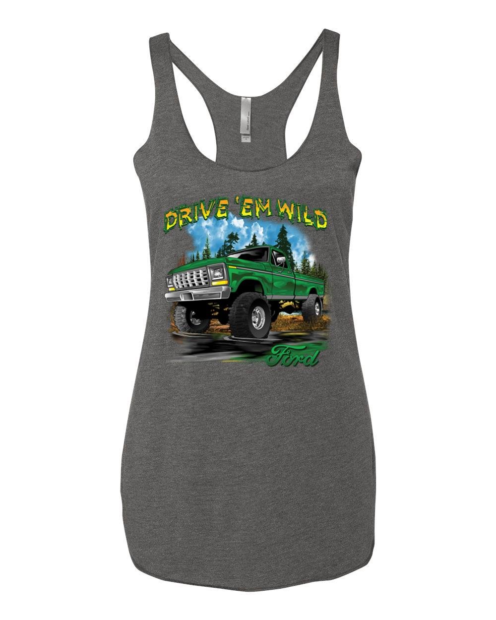 Ford Trucks Racerback Tank Top - Soft Tri-Blend Fabric for Men & Women - Perfect for Car Shows, Road Trips & Casual Wear