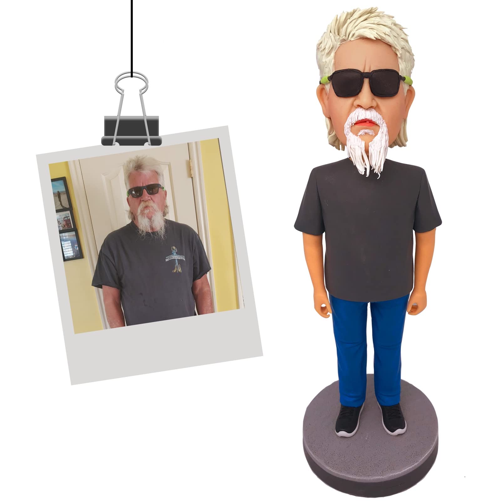 Custom Bobblehead Figurine - Personalized Anniversary Gift for Him - Unique Couple Photo Sculpture - Perfect for Wedding, Birthday & Romantic Surprise Gifts