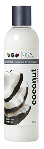 Eden Bodyworks Coconut Shea Leave In Conditioner for Natural Hair - Pack of 4 | Hydrating & Detangling Hair Treatment for Curly, Coily & Dry Hair Types | Perfect for Daily Moisture & Frizz Control