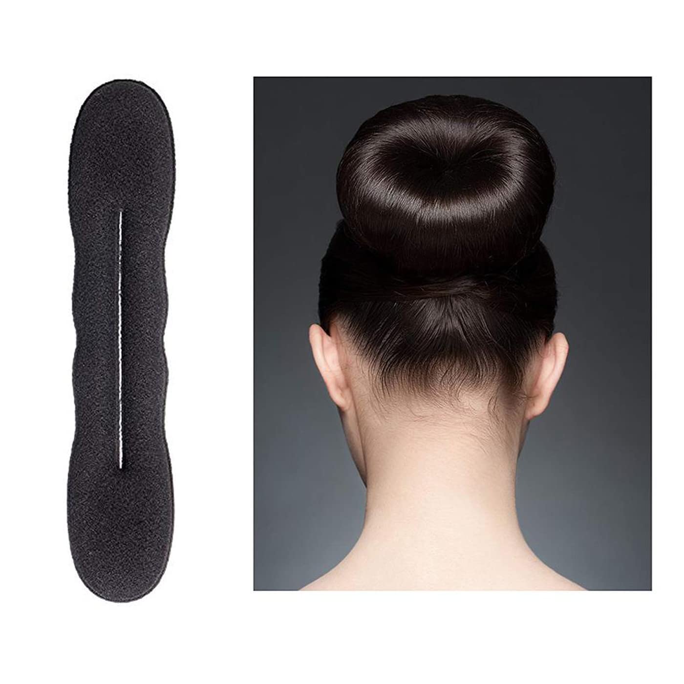 7-Piece Synthetic Hair Clip Extensions & Twist Bun Maker Set for Women & Girls - Easy Hair Styling for Parties, Weddings & Everyday Use