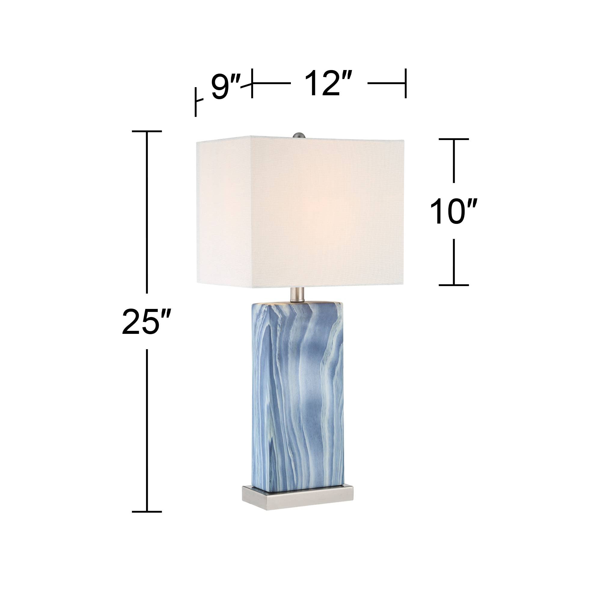 360 Lighting Connie Modern Table Lamps Set of 2 - 25