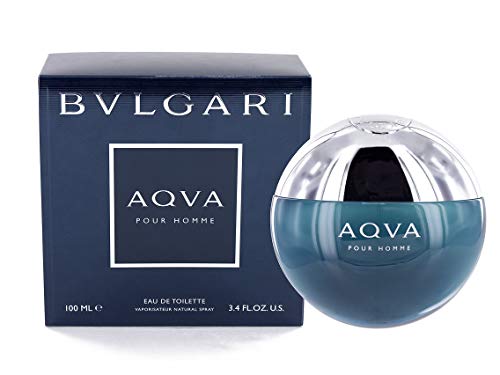 Bvlgari Aqva for Men Eau De Toilette Spray - Fresh Aquatic Cologne for Day & Night Wear, Office & Date Night Fragrance