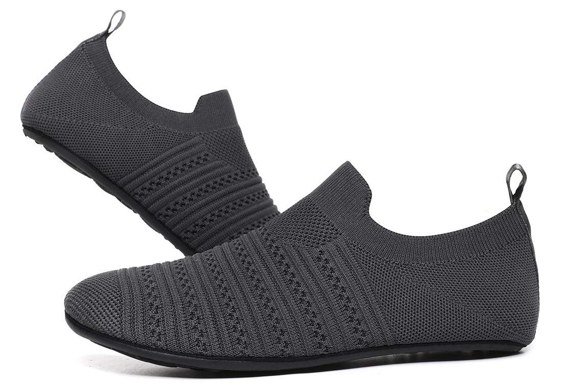 SLEVEL Lightweight Non-Slip House Slippers for Women & Men - Comfortable Indoor Home Yoga Shoes for Relaxation, Spa, and Lounging