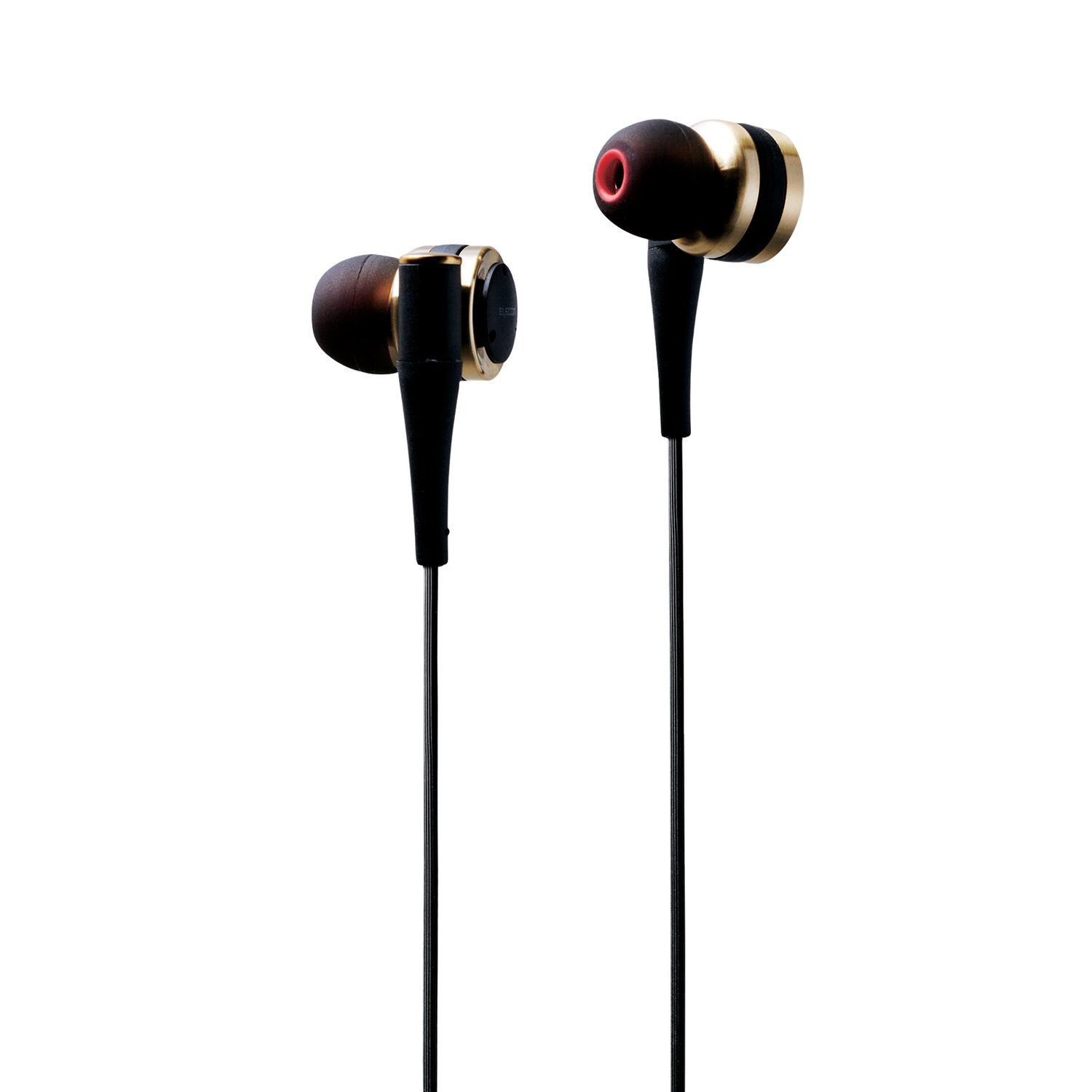 ELECOM Hi-Res Stereo Headphones with 12.5mm Driver, Gold (EHP-CH2000GD) - Perfect for Music, Gaming & Office Work