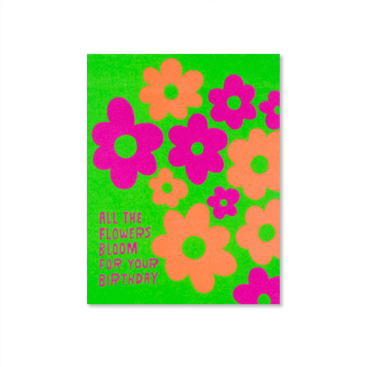 Bloom Birthday Greeting Card - Elegant Floral Design for Women's Birthday Wishes | Perfect for Friends, Mom, Sister & Coworkers | Handmade Paper Card with Envelope