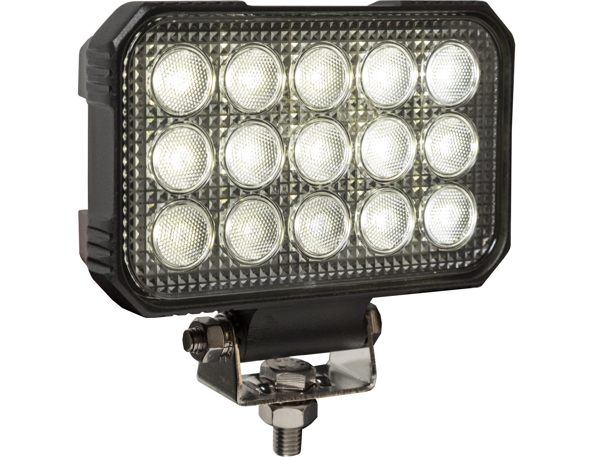 Ultra Bright 6 Inch Wide Rectangular LED Flood Light for Trucks & Off-Road Vehicles - Buyers Products 1492196 Headache Bar Light | Perfect for Night Driving, Work Sites & Emergency Lighting