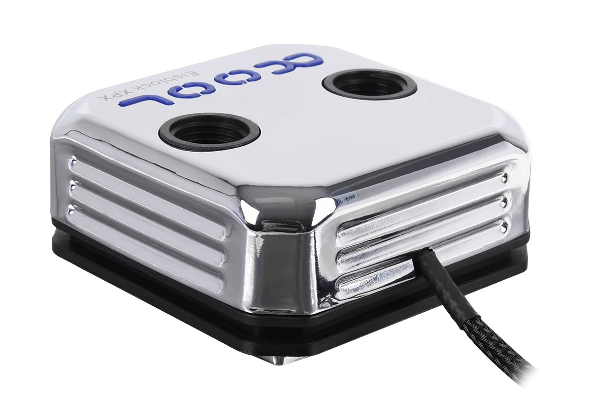 Alphacool Eisblock XPX CPU Water Block - High Performance Liquid Cooling for Intel & AMD Processors - Chrome Finish - Ideal for Gaming PCs & Overclocking Rigs