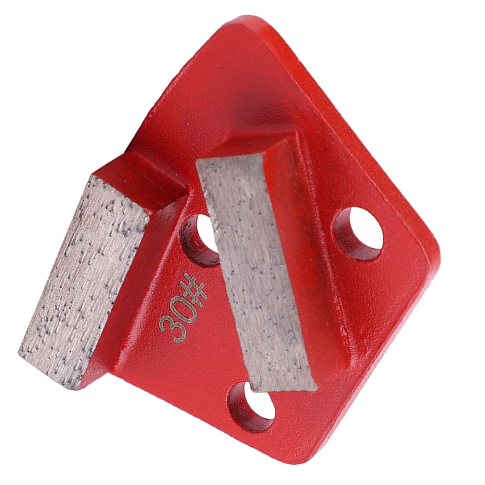 9PCS Trapezoid Diamond Grinding Pads for Concrete Floors - #30 Grit Aggressive Cutting Discs with Metal Scraper - Perfect for Paint Removal, Floor Leveling & Surface Preparation (Ideal for Grinders on Concrete, Epoxy & Terrazzo)