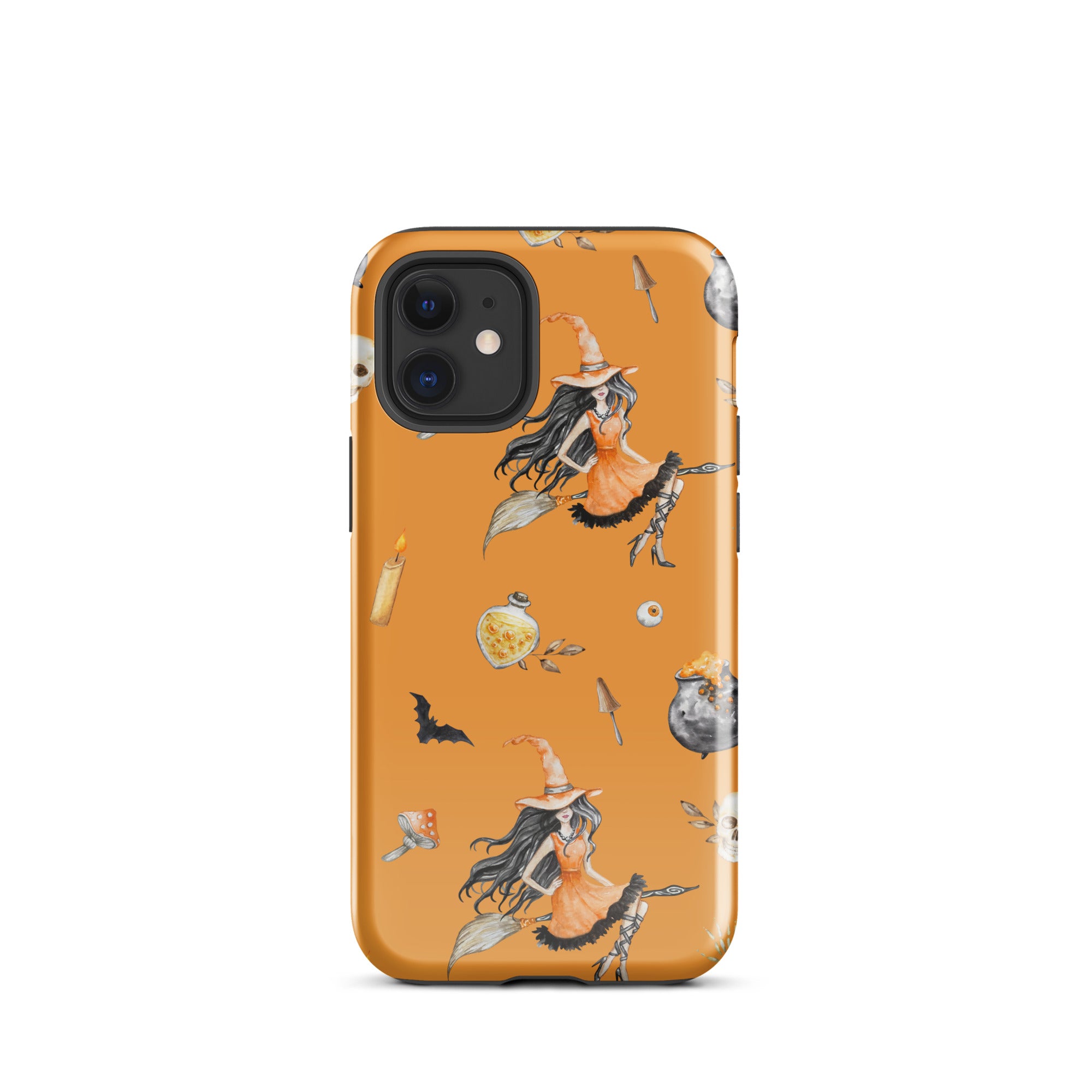Premium Witch's Broomstick iPhone Case - Durable Protective Cover for iPhone 13/14/15 Pro Max - Perfect for Halloween, Cosplay & Witch-Themed Parties