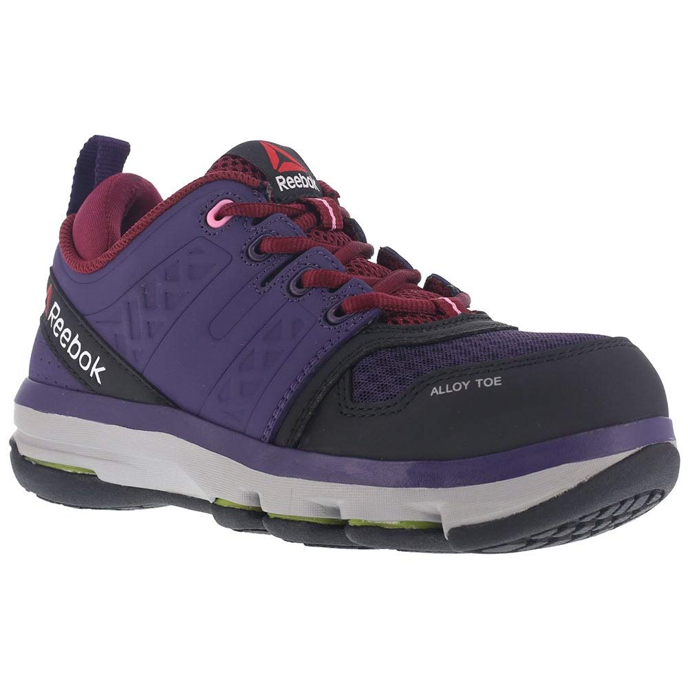 Reebok Men's DMX Flex Safety Toe Work Shoes - Steel Toe Construction, Slip Resistant & Comfortable for Construction, Warehouse & Industrial Work