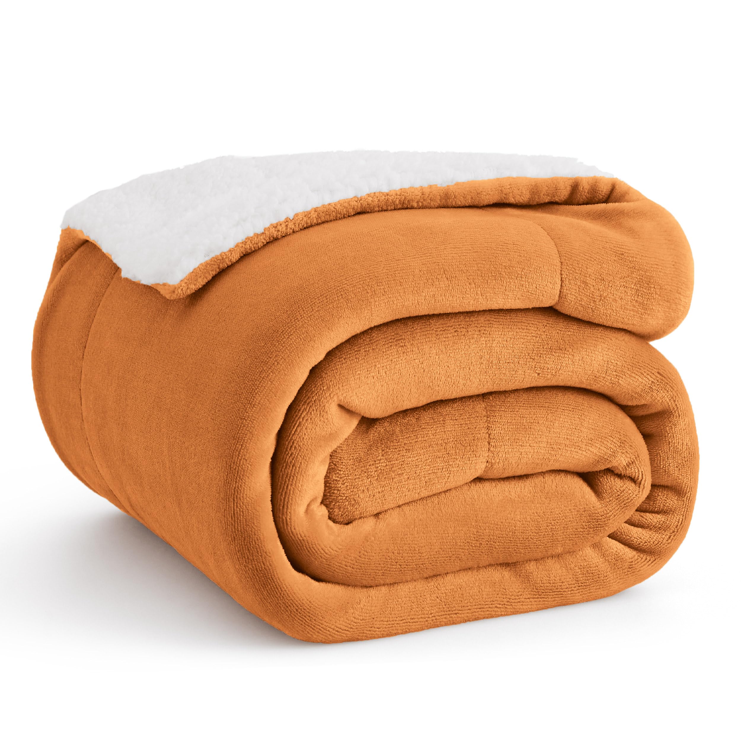 Bedsure Sherpa Fleece Throw Blanket Twin Size 60