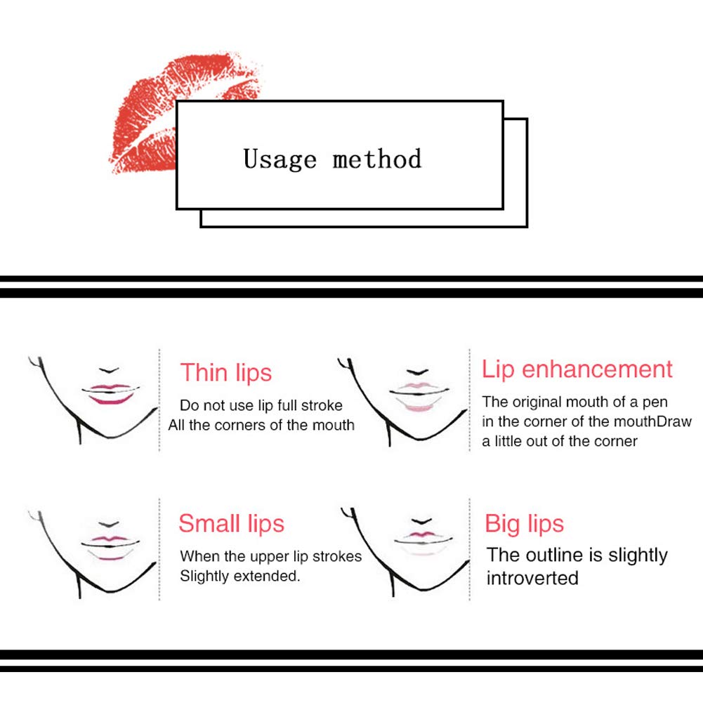 12 Colors Matte Waterproof Lipliner Set - Safe, Non-Irritating Lip Makeup Pencils for Women | Professional & Everyday Use | Perfect for Office, Parties & Special Occasions