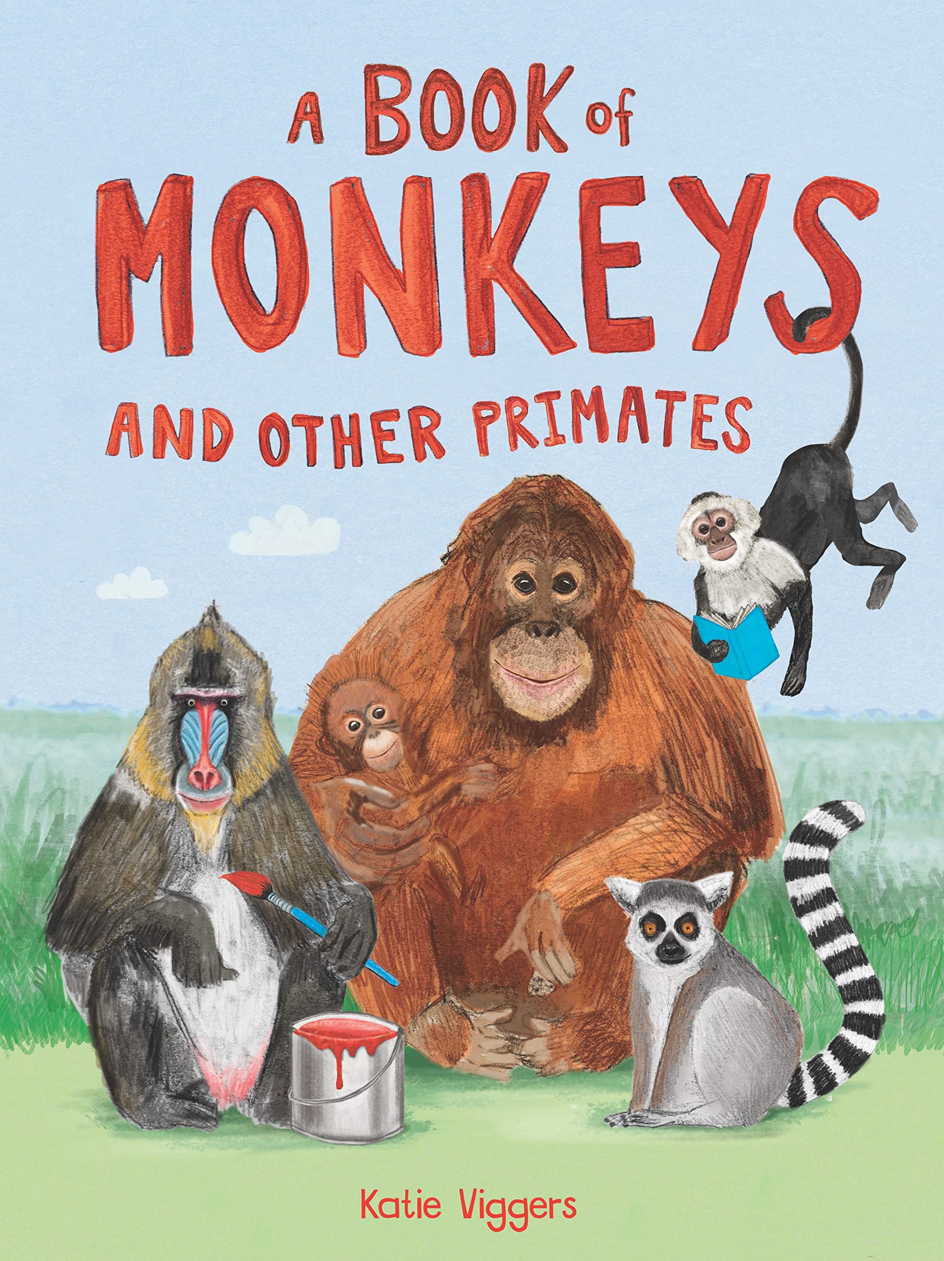 Monkeys and Other Primates Book - Educational Wildlife Guide for Kids & Adults - Perfect for School Projects, Animal Lovers & Nature Enthusiasts