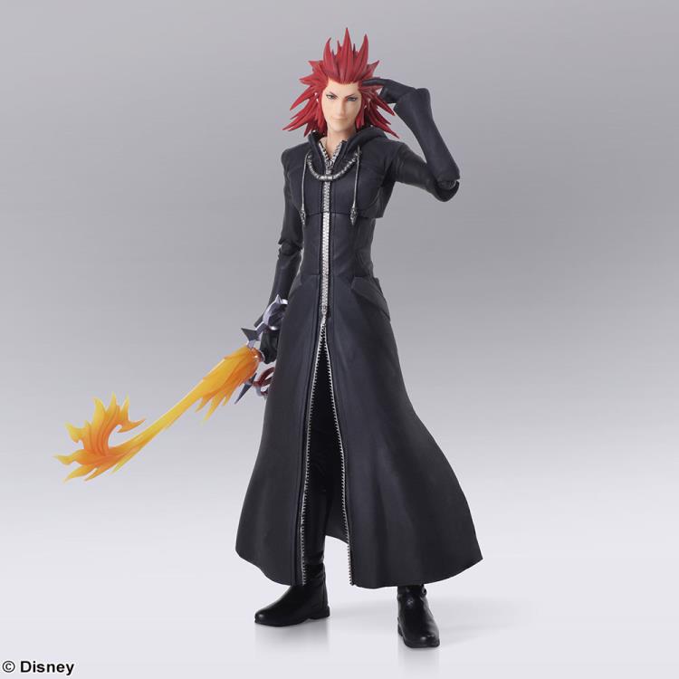 Bring Arts Kingdom Hearts III Axel Action Figure by Square Enix - Collectible Anime Character Model for Display & Gaming Fans