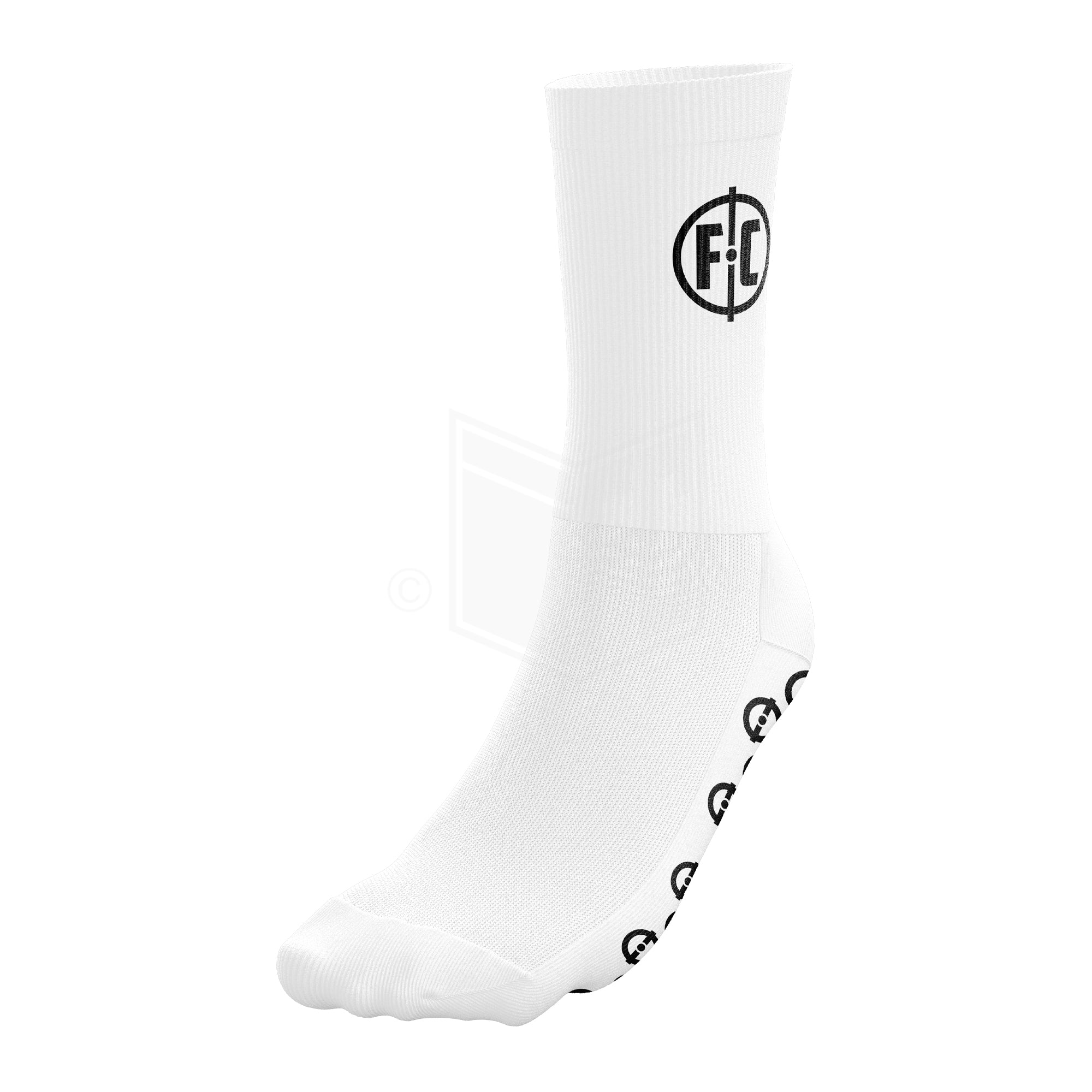 FC Glu Sock White - Comfortable Diabetic Socks for Women & Men - Perfect for Daily Wear, Workout & Travel