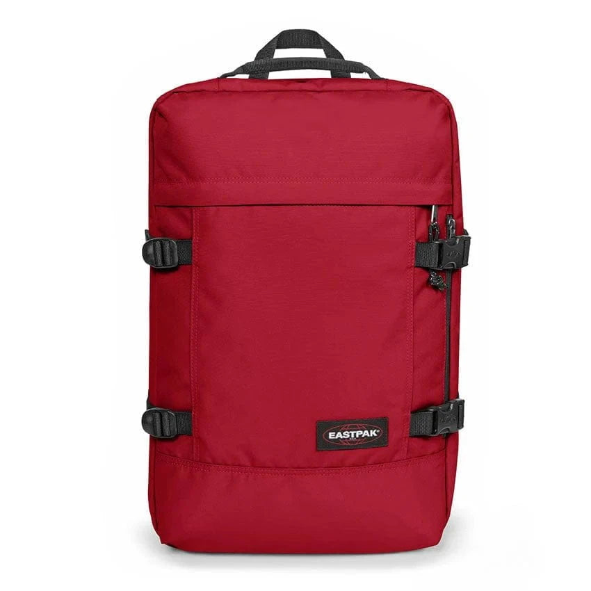 Eastpak Travelpack Backpack - Durable & Stylish Scarlet Red Carry-On for Travel, Work & School | Perfect for Commuting, Business Trips & College Students
