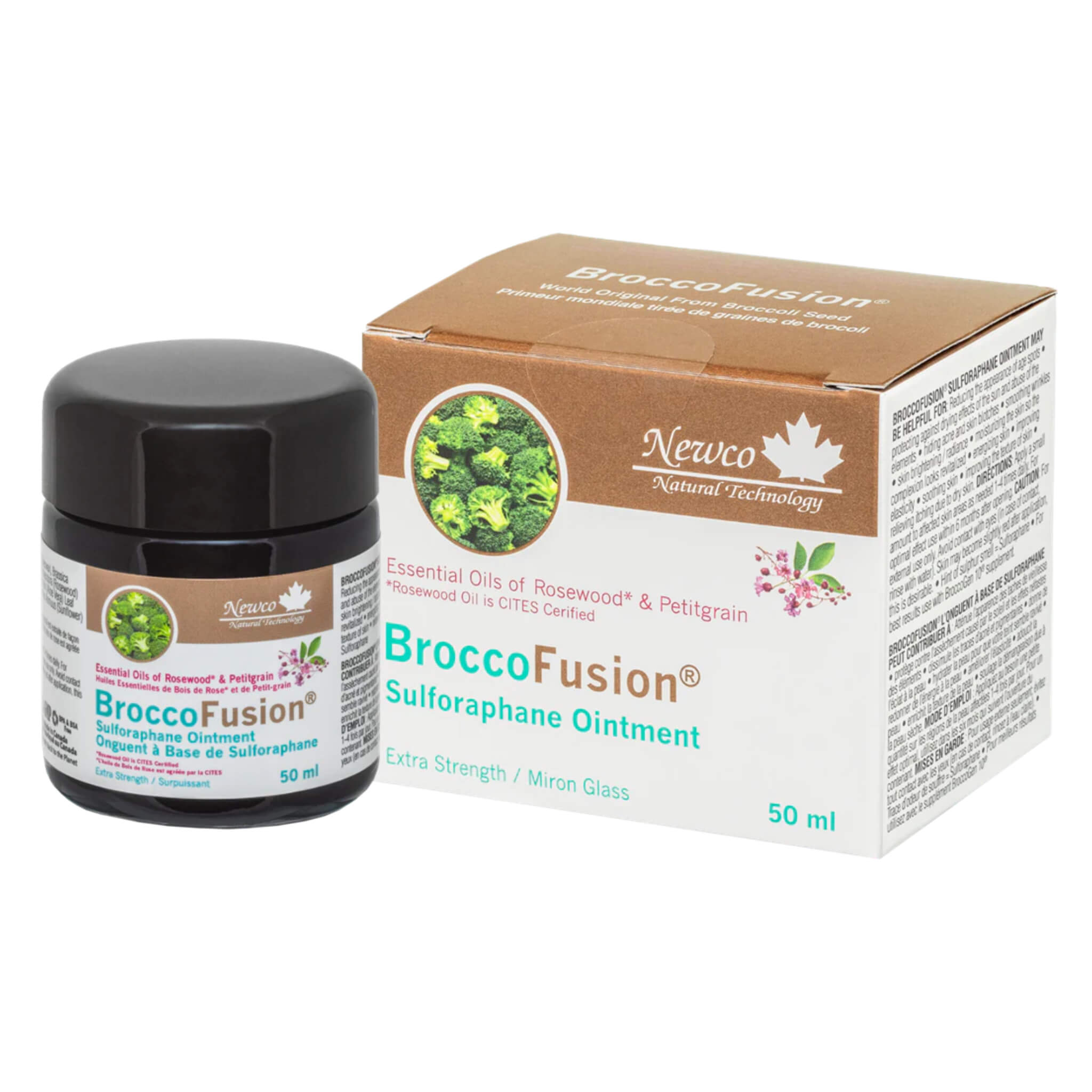 BroccoFusion Sulforaphane Ointment - Natural Skin Care with Broccoli Extract for Eczema & Psoriasis Relief | Soothes Dry, Itchy Skin - Perfect for Daily Moisturizing & Nighttime Skin Repair