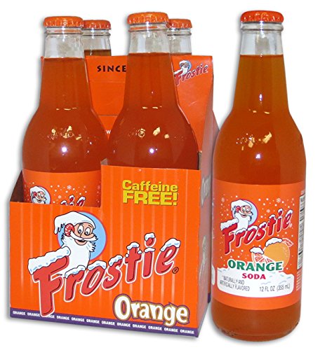 Frostie Orange Soda - 12 oz Glass Bottles (Pack of 6) | Refreshing Vintage-Style Soft Drink for Parties, BBQs & Nostalgic Treats