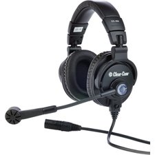 Clear-Com CC-400-X5 Professional Double-Ear Headset with Male XLR Connector - Ideal for Broadcast, Live Events & Studio Communication