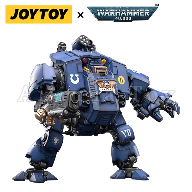 JOYTOY 1/18 Warhammer 40K Ultramarines Redemptor Dreadnought Action Figure - Brother Tyleas Reissue | Collectible Model for Warhammer Fans & Tabletop Gaming Enthusiasts