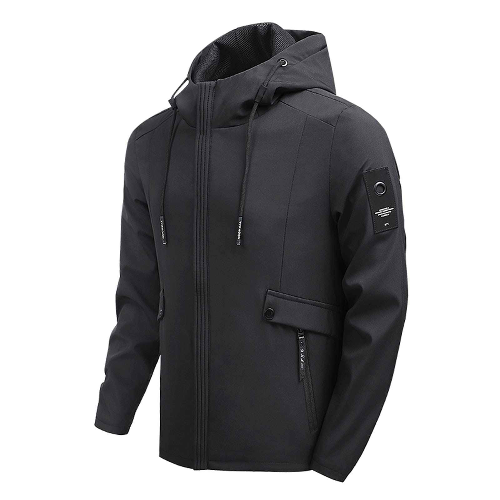 **Men's Waterproof Softshell Jacket - Military Tactical Outdoor Hiking Coat, Breathable & Moisture-Wicking for UK Comfort - Ideal for Hiking, Camping & Casual Wear**