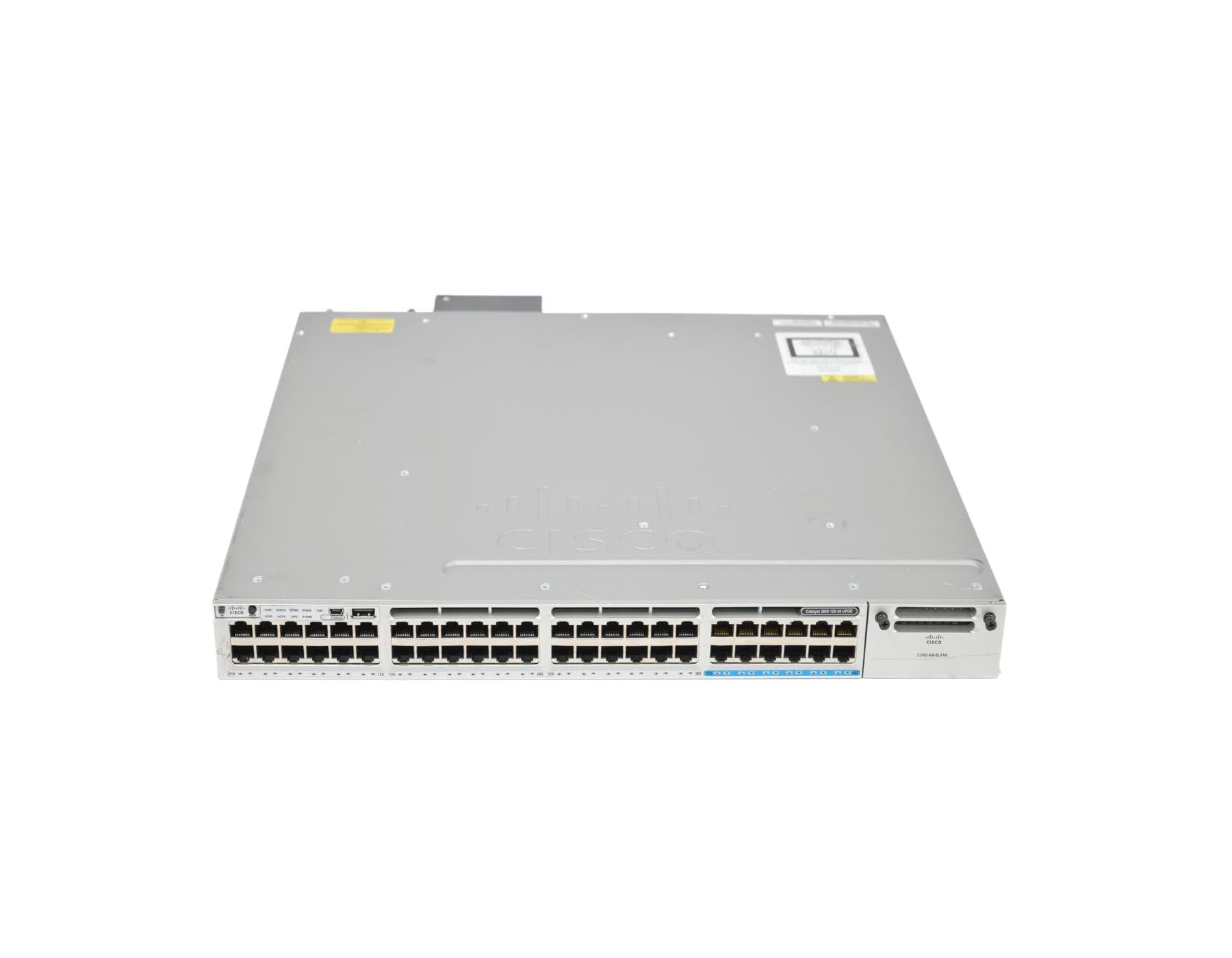 Refurbished Cisco WS-C3850-12X48U-S Catalyst 3850 48-Port UPOE Network Switch | Gigabit Ethernet, PoE+ | Ideal for Office, Data Center & Enterprise Networking
