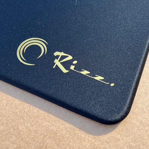 Rizz Gaming Mouse Pad (Molten Edge Design) - Non-Slip Rubber Base, Smooth Surface for Precision Control - Perfect for PC, Laptop, Esports & Office Use