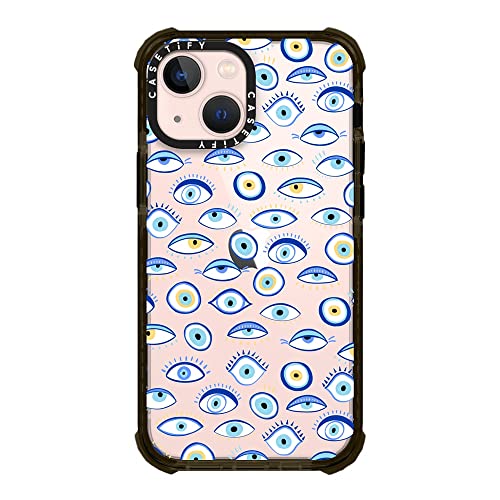 blue all seeing eye summer holiday pattern