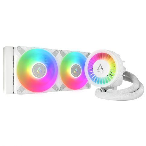 Arctic Liquid Freezer III 240 ARGB - High Performance 240mm AIO Liquid CPU Cooler with RGB Lighting for Gaming PCs & Workstations | Perfect for Overclocking & Silent Cooling