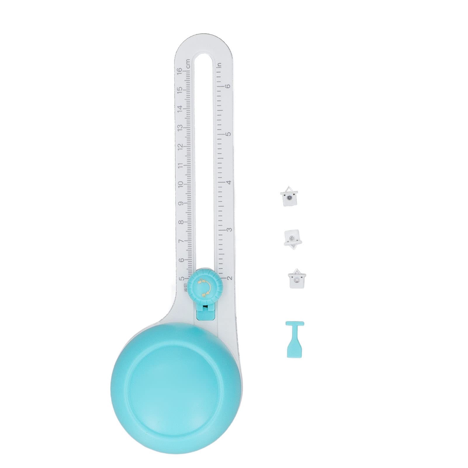 Pssopp Adjustable Rotating Circle Paper Cutter - Anti-Slip Craft Compass Cutter for DIY Scrapbooking, Card Making, Art Projects & School Supplies - Perfect for Creating Invitations, Greeting Cards & Paper Crafts