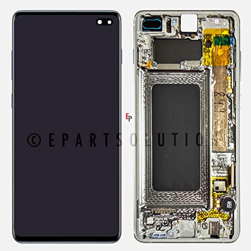 Original Samsung Galaxy S10 Plus G975 LCD Screen Replacement - Touch Digitizer & Frame Assembly (White) | USA Stock | Perfect for DIY Phone Repair & Screen Replacement
