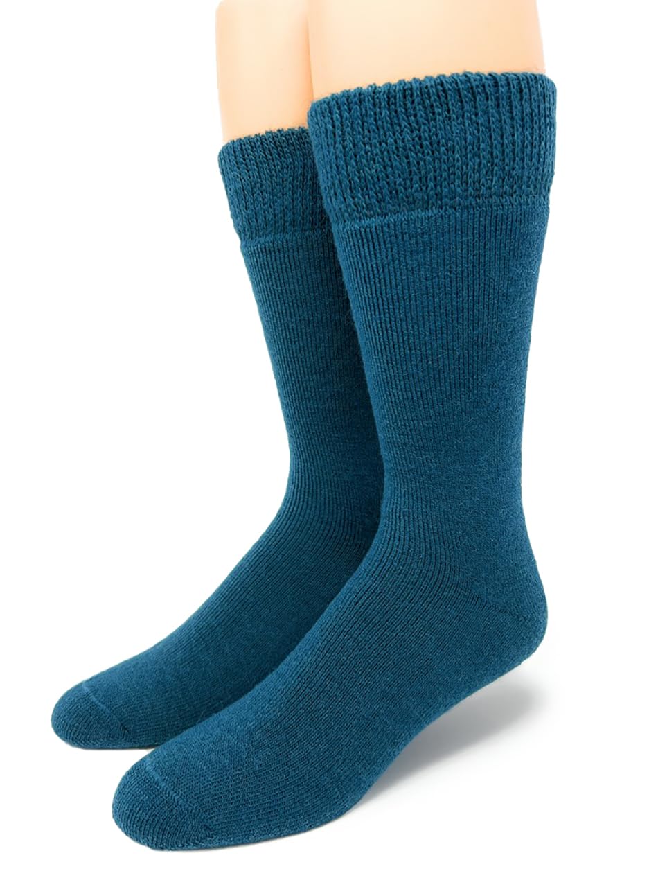 WARRIOR ALPACA SOCKS - Premium Alpaca Wool Hiking Socks for Men & Women, Terry Lined with Comfort Band for Outdoor Activities, Camping & Winter Sports