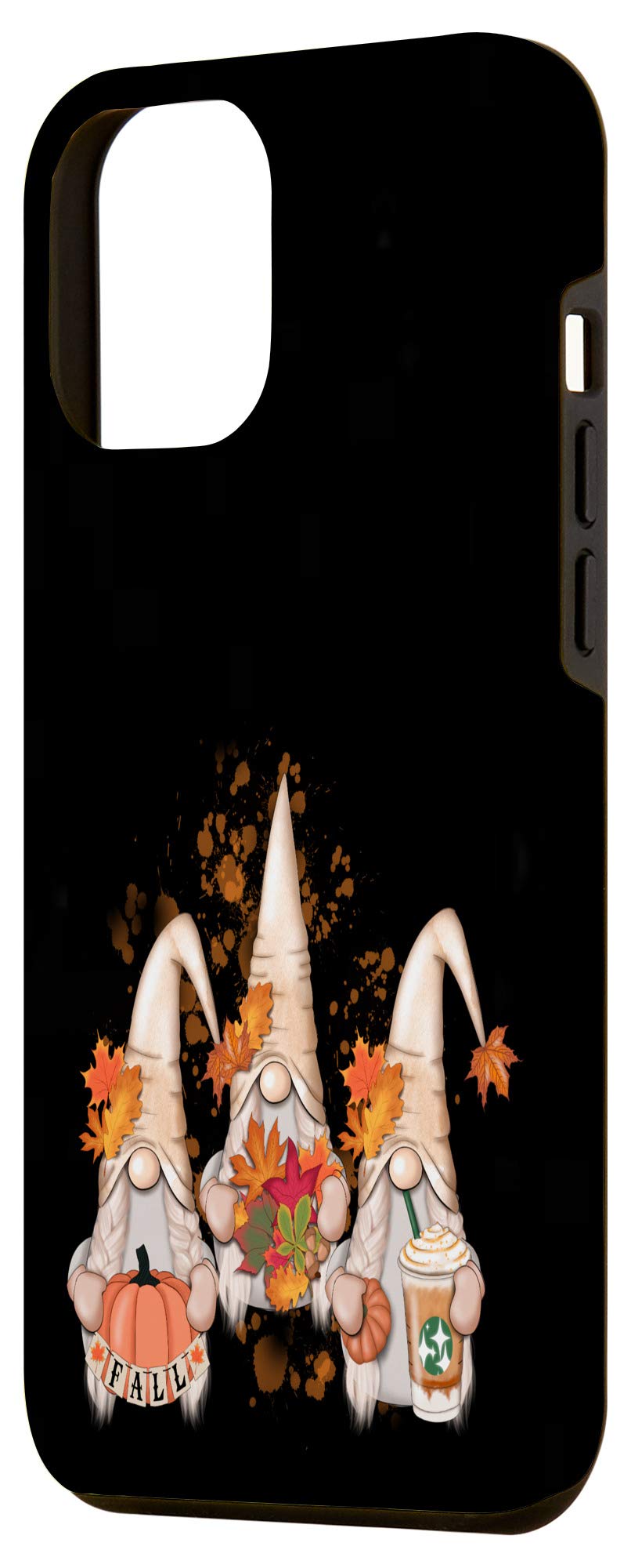 iPhone 12 Pro Max Case - Nordic Gnomes with Pumpkins Design, Fall & Autumn Protective Cover for Apple iPhone 12 Pro Max - Perfect for Seasonal Decorations, Thanksgiving, Halloween, and Winter Holiday Gifts